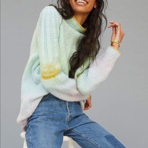 Anthropologie Perri Ombré Tunic Sweater